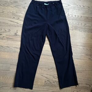 Blue Illusion Lounge Pants Elastic Waist Casual Comfy Relaxed Fit XS